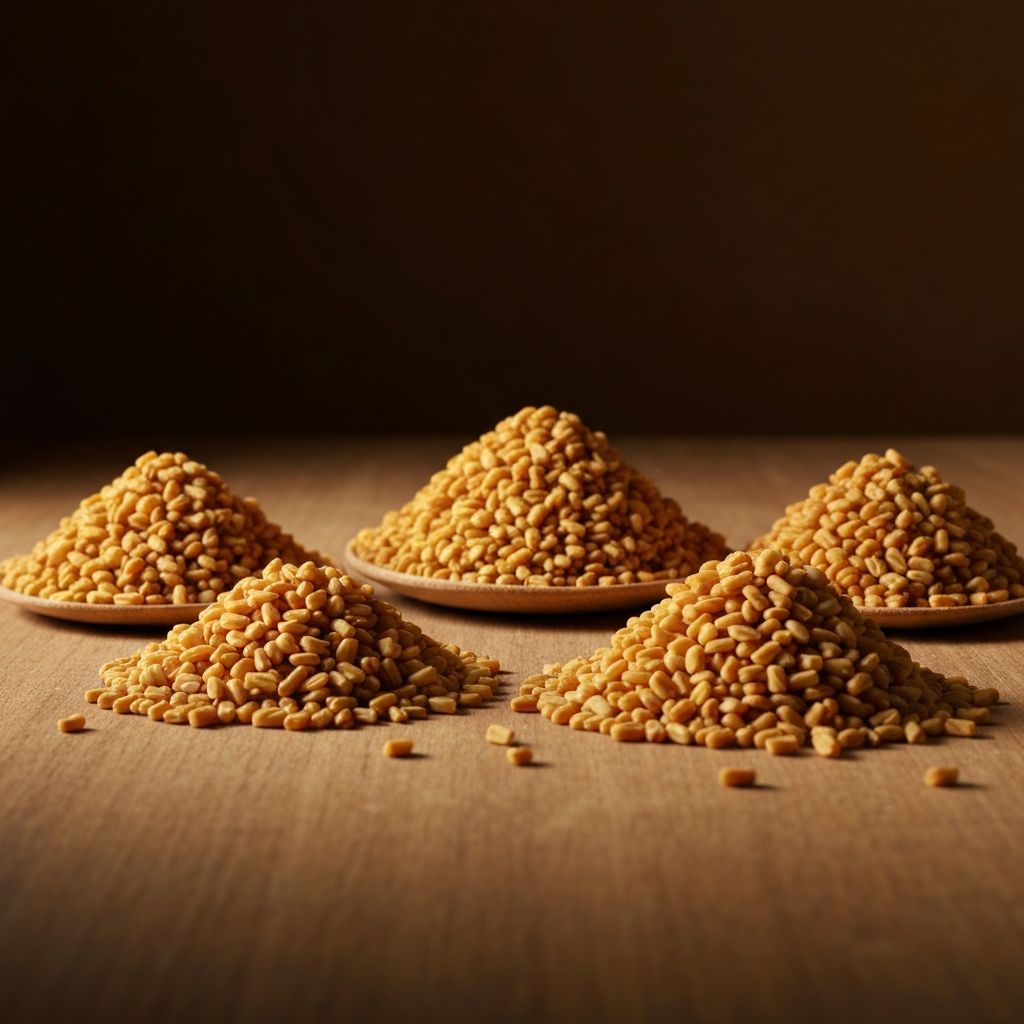 Roasted fenugreek seeds